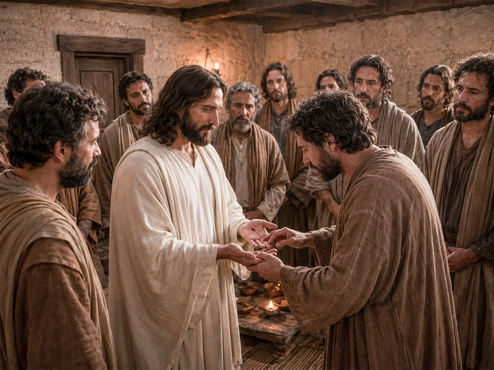 Jesus meets with Thomas and His other disciples